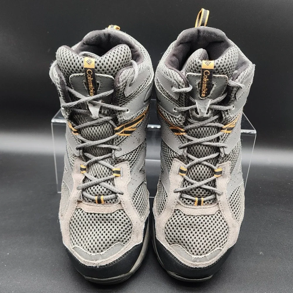 Columbia Size 12 Grey Hiking Boots  Mid Trail Gorpcore Outdoor Trekking
